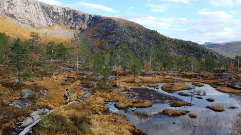På tur inn i Rago. Foto Statskog Fjelltjenesten_Tore Veisetaune (1)